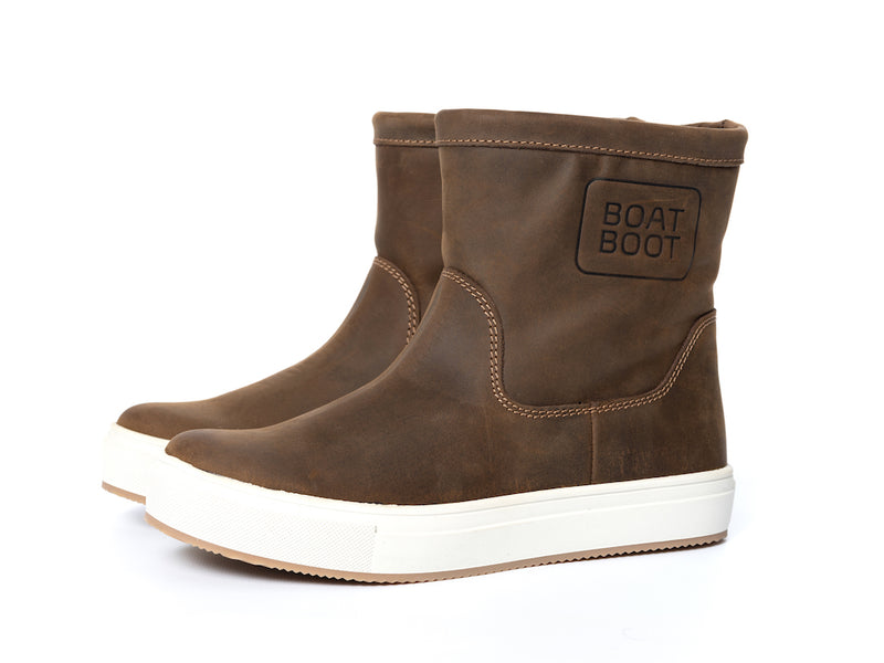 Boat Boot Lowcut Brown Leather Fodtøj Ny Brun