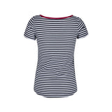 Sea Ranch Luella Stribet Kortærmet T-shirt T-shirts SR Navy/Pearl