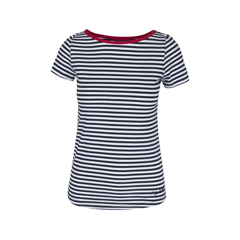 Sea Ranch Luella Stribet Kortærmet T-shirt T-shirts SR Navy/Pearl