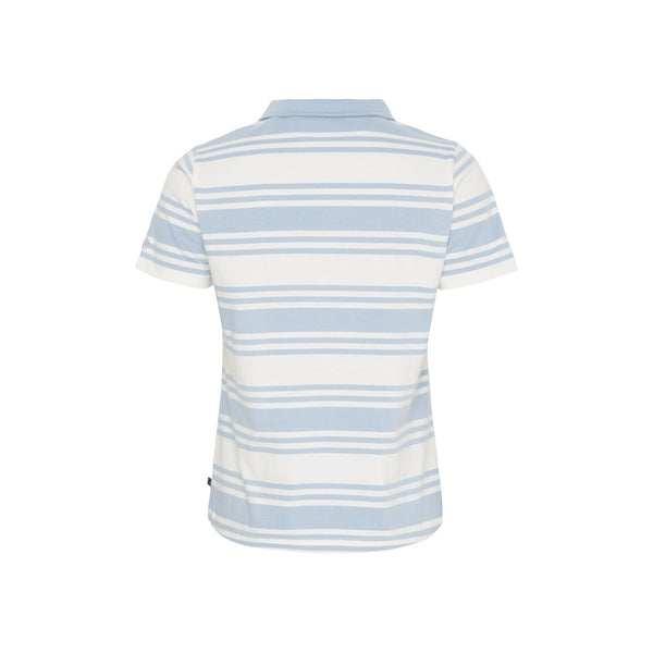 Sea Ranch Lynne Jersey Polo Poloer 1101 Pearl / Powder Blue