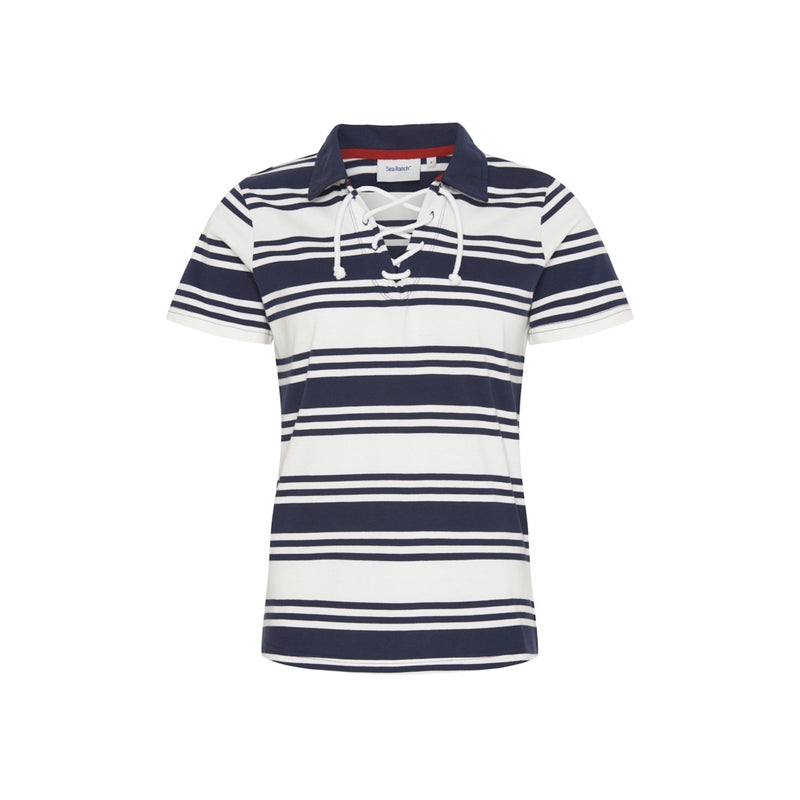 Sea Ranch Lynne Jersey Polo Poloer Perle/SR Navy