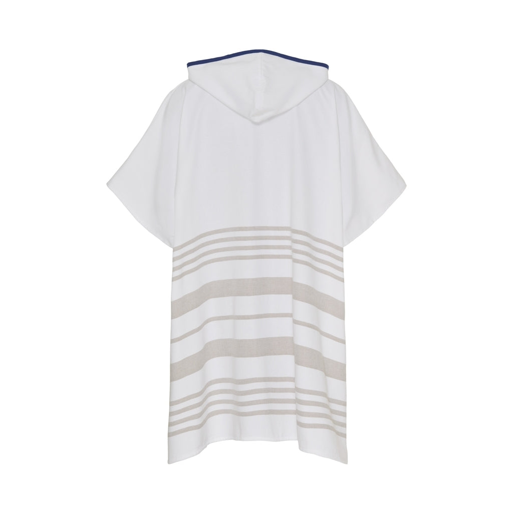 Sea Ranch Malibu Beach Poncho Håndklæder 1088 White / Sand