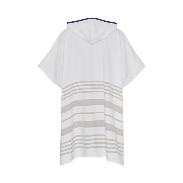 Sea Ranch Malibu Beach Poncho Håndklæder 1088 White / Sand
