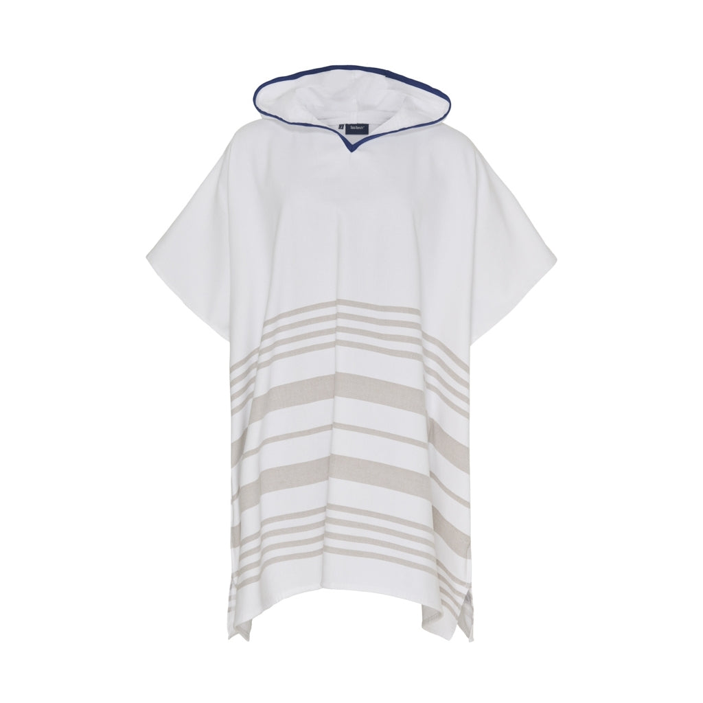 Sea Ranch Malibu Beach Poncho Håndklæder 1088 White / Sand