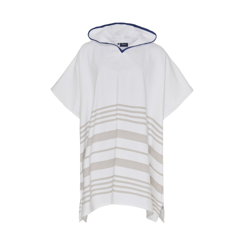 Sea Ranch Malibu Beach Poncho Håndklæder 1088 White / Sand