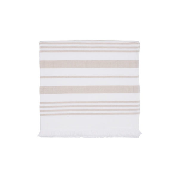 Sea Ranch Malibu Beach Towel Håndklæder 1088 White / Sand