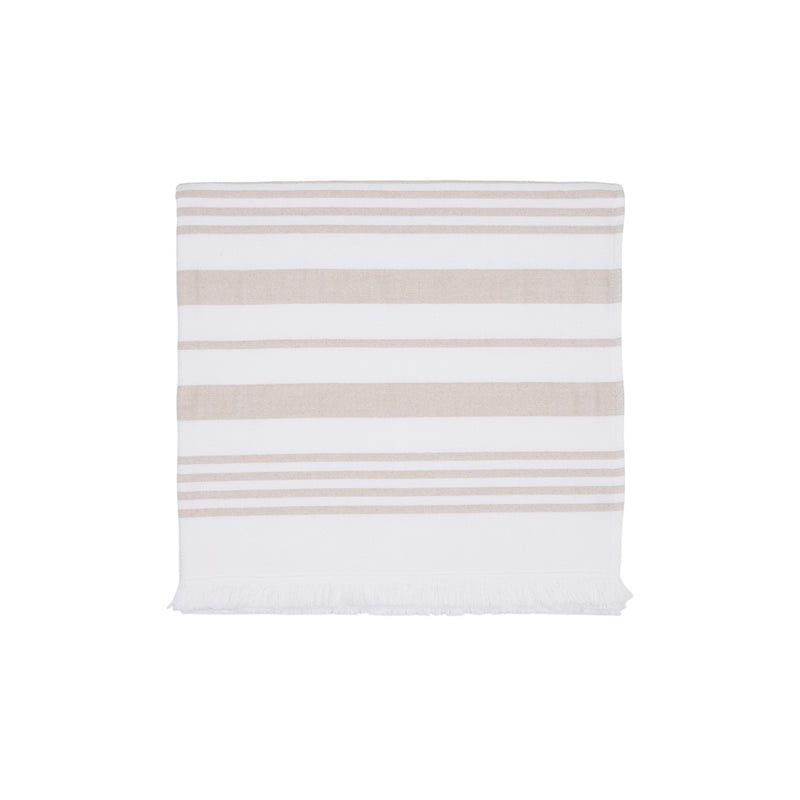 Sea Ranch Malibu Beach Towel Håndklæder 1088 White / Sand