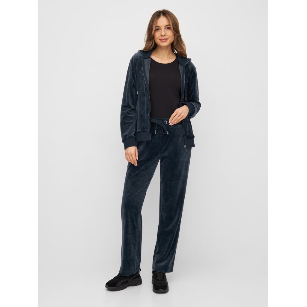 Redgreen Women Marika Velour Bukser Bukser og Shorts 069 Dark Navy