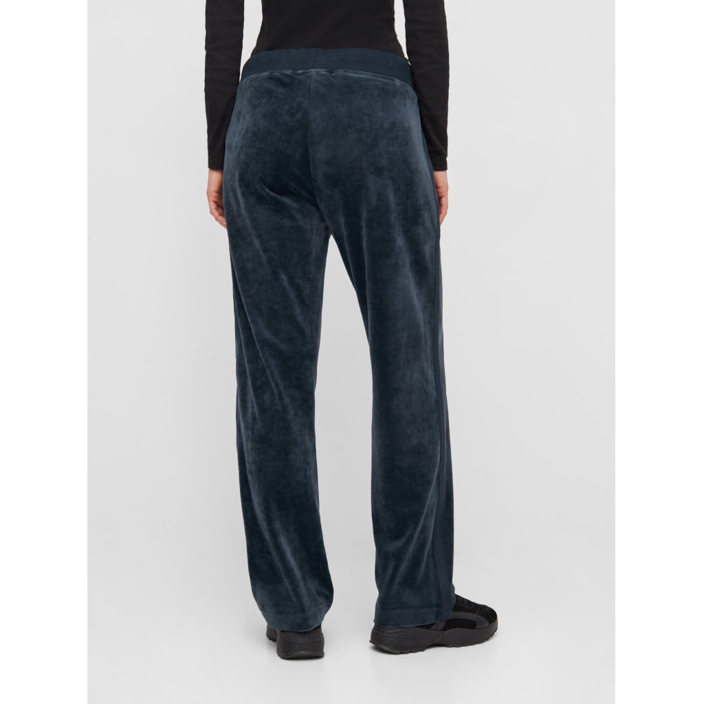 Redgreen Women Marika Velour Bukser Bukser og Shorts 069 Dark Navy