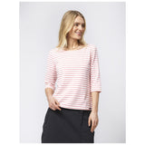 Sea Ranch Marina 3/4 ærme bluse med UV beskyttelse Langærmet Tee 1127 White / Marshmallow