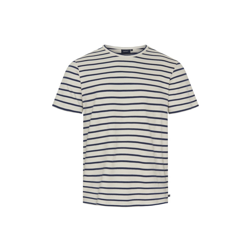 Sea Ranch Marstal Tee T-shirts Ecru/SR Navy