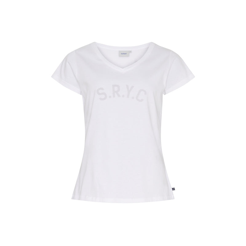 Sea Ranch Melanie Stribet Kortærmet T-shirt T-shirts Hvid