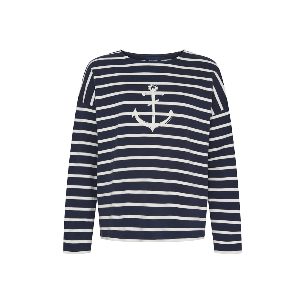 Sea Ranch Nessie Langærmet Tee SR Navy/Pearl