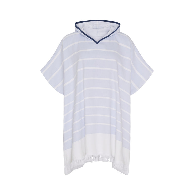 Sea Ranch Nissi Beach Poncho Håndklæder 4166 Powder Blue / White