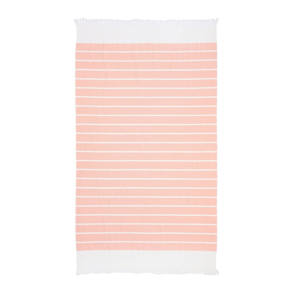 Sea Ranch Nissi Beach Towel Håndklæder 2507 Bright Orange / White