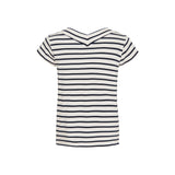 Sea Ranch Noa T-shirt T-shirts Pearl/Mørk Navy