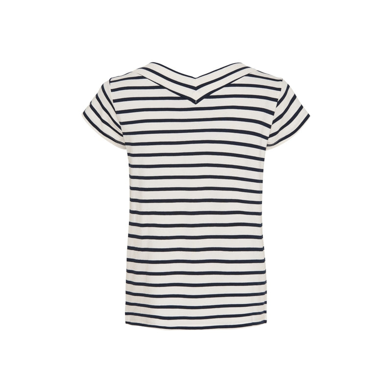 Sea Ranch Noa T-shirt T-shirts Pearl/Mørk Navy