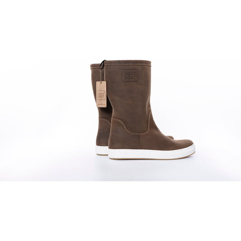 Boat Boot None Lace Brown Leather Fodtøj Ny Brun
