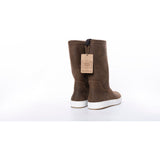 Boat Boot None Lace Brown Leather Fodtøj Ny Brun