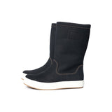 Boat Boot None Lace Navy Leather Fodtøj Navy