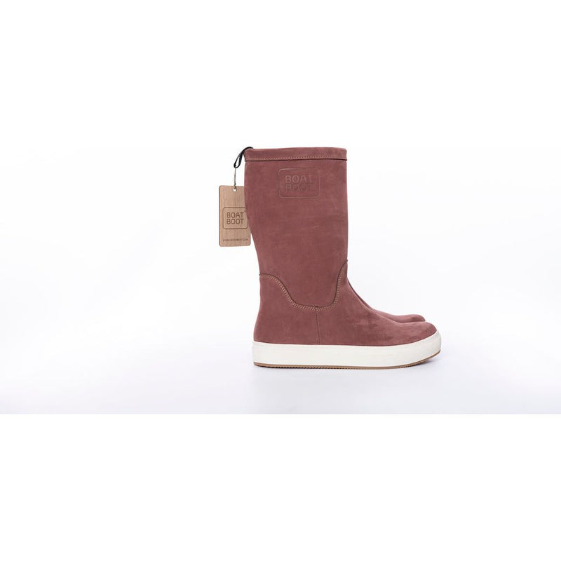 Boat Boot None Lace Red Leather Fodtøj Rød
