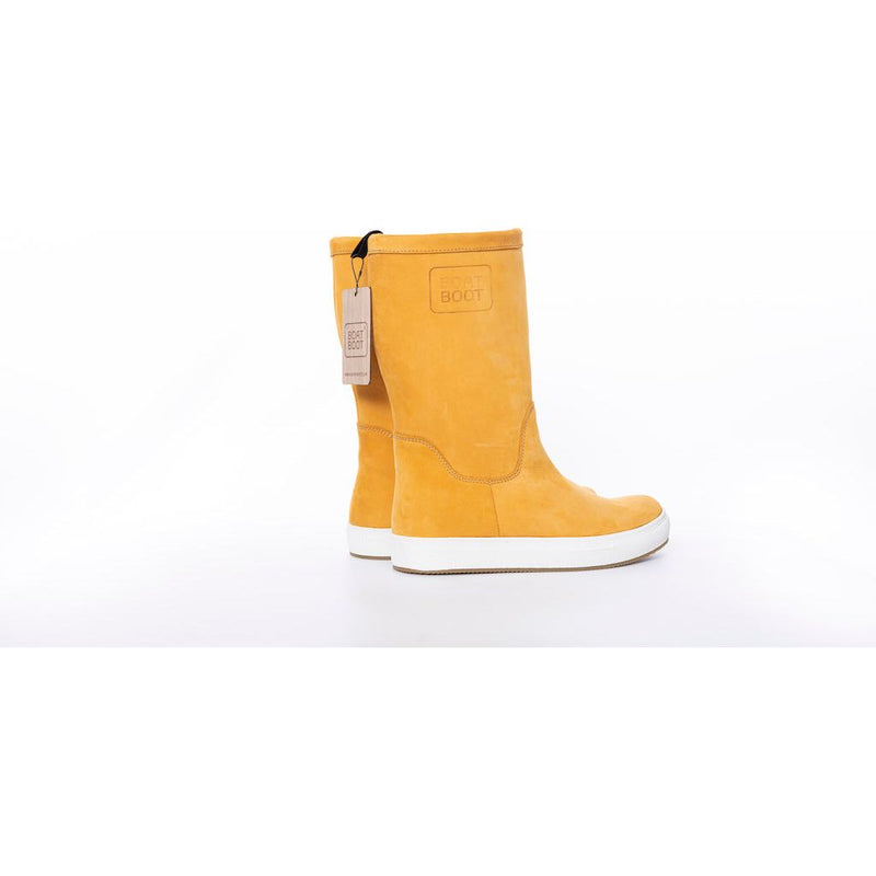 Boat Boot None Lace Yellow Leather Fodtøj Gul