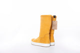 Boat Boot None Lace Yellow Leather Fodtøj Gul