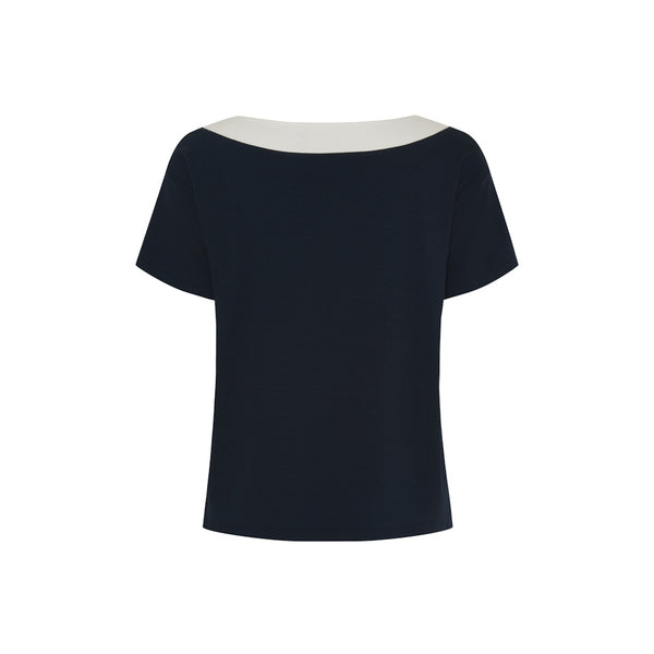 Sea Ranch Patrizia Short Sleeve Tee T-shirts Mørk Navy