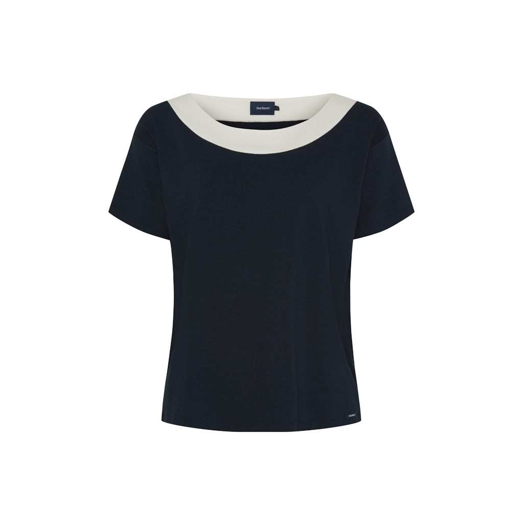 Sea Ranch Patrizia Short Sleeve Tee T-shirts Mørk Navy