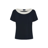 Sea Ranch Nova Stribet Kortærmet T-shirt T-shirts Mørk Navy