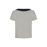 Sea Ranch Nova Stribet Kortærmet T-shirt T-shirts Pearl/Mørk Navy