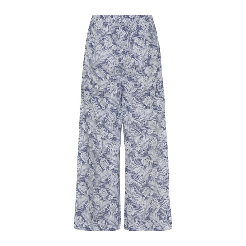 Sea Ranch Otta Pants Bukser og Shorts 6002 Blue Palm Print