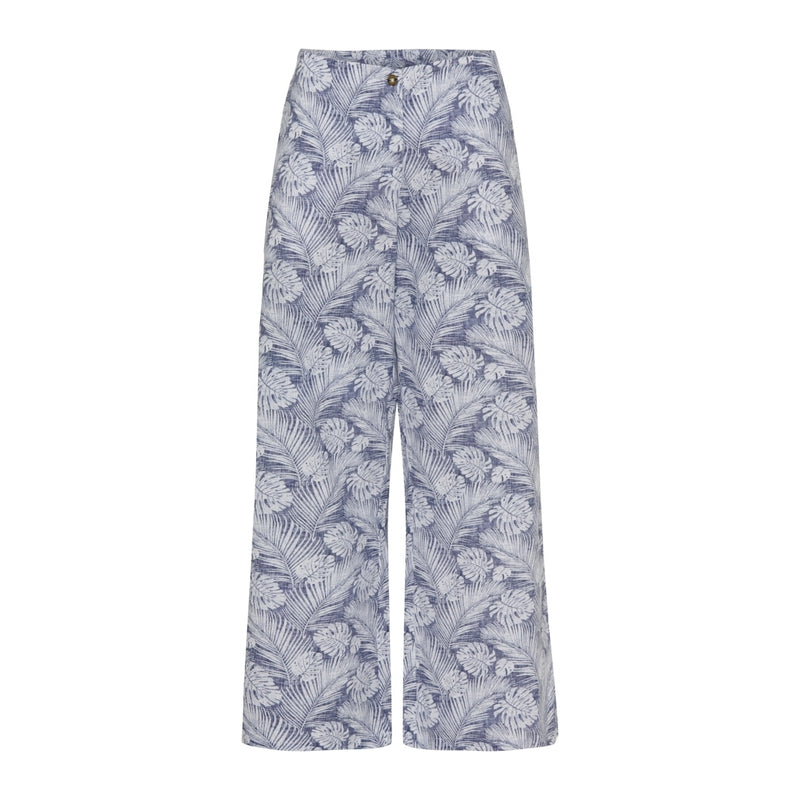 Sea Ranch Otta Pants Bukser og Shorts 6002 Blue Palm Print