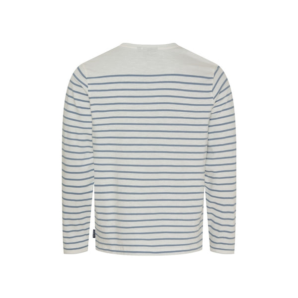 Sea Ranch Pauli Langærmet Tee Langærmet Tee 1109 Pearl / Dusty Blue