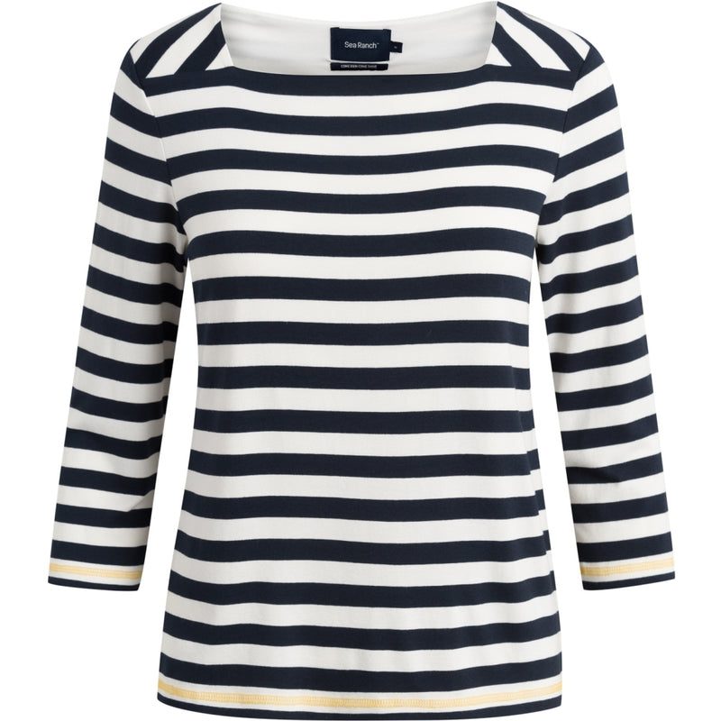 Sea Ranch Piper Langærmet Tee SR Navy/Pearl