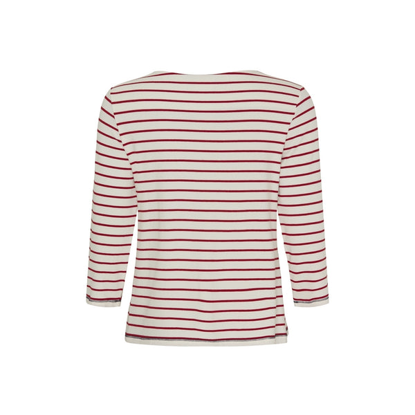 Sea Ranch Pippa Tee Langærmet Tee Pearl/SR Rød