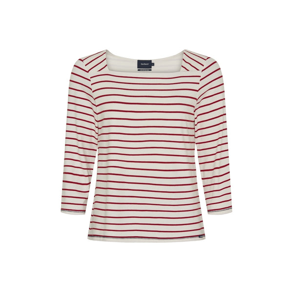 Sea Ranch Pippa Tee Langærmet Tee Pearl/SR Rød