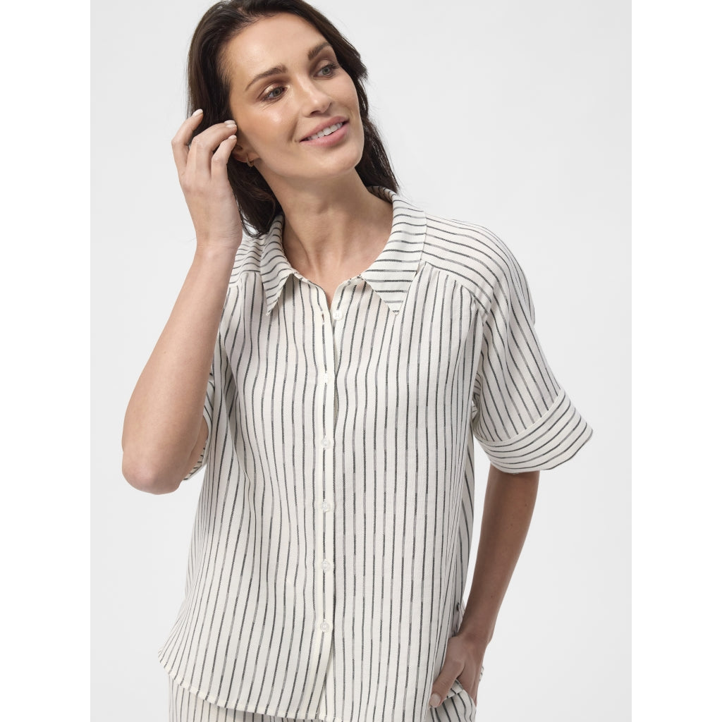 Redgreen Women RG_Ace Blouse 199 Black Stripe