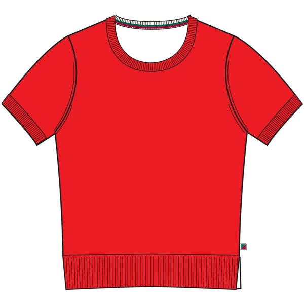 Redgreen Women RG_Aimee Solid Strik Rød