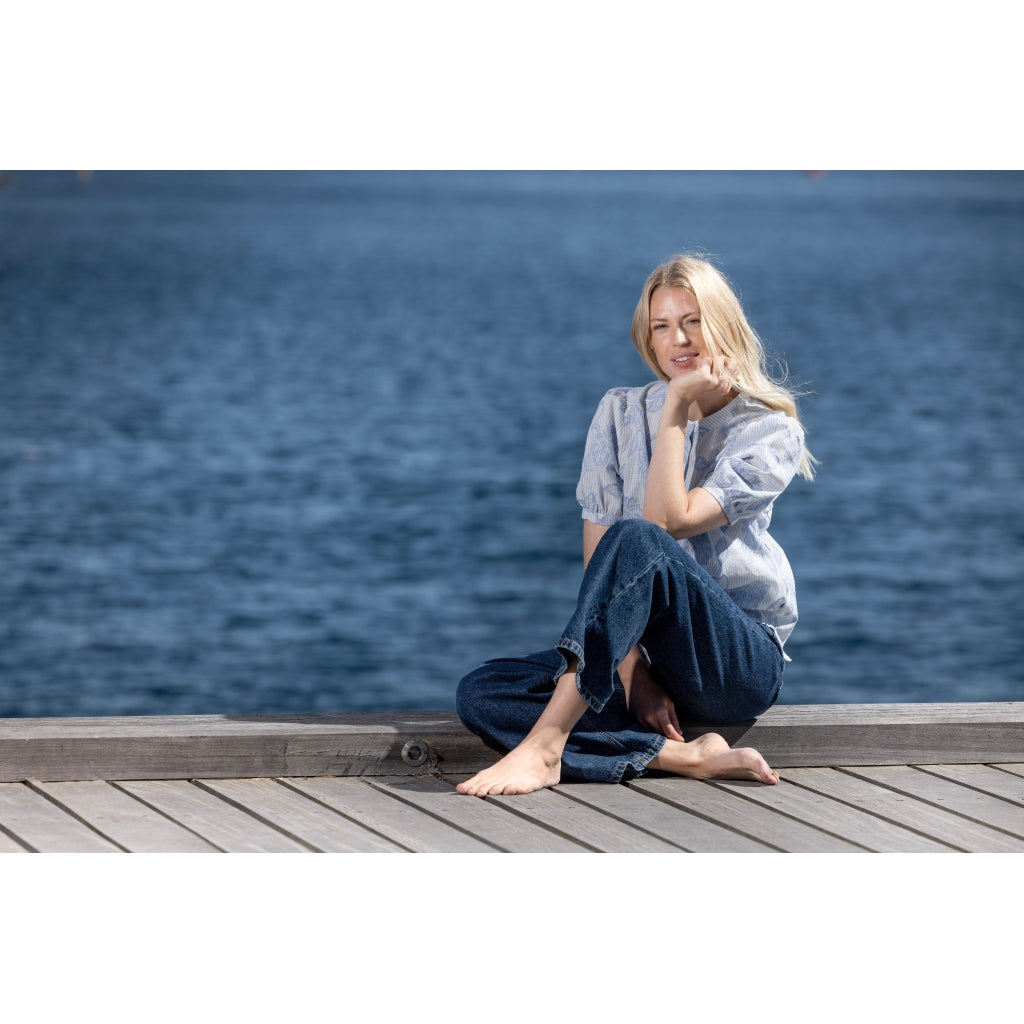 Redgreen Women RG_Alana Skjorter 163 Blue Stripe