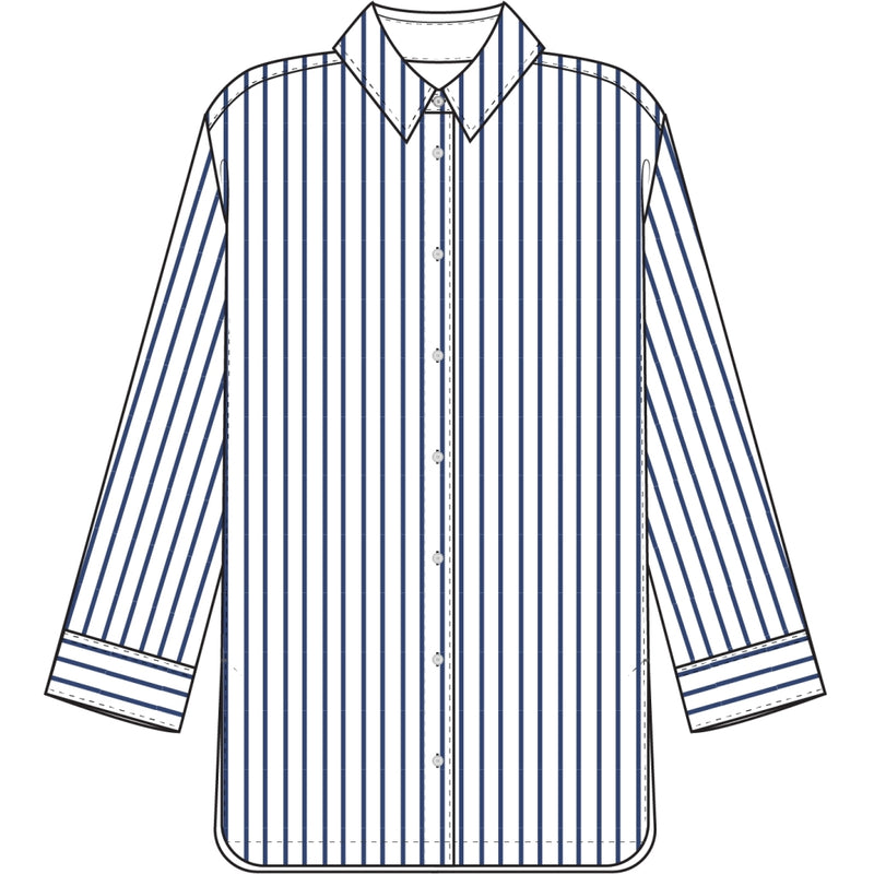 Redgreen Women RG_Alexa Dresses / Shirts 168 Navy Stripe