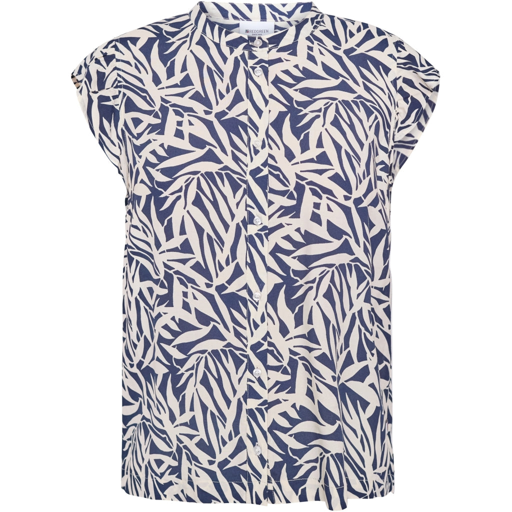 Redgreen Women RG_Allie Blouse Navy Mønster