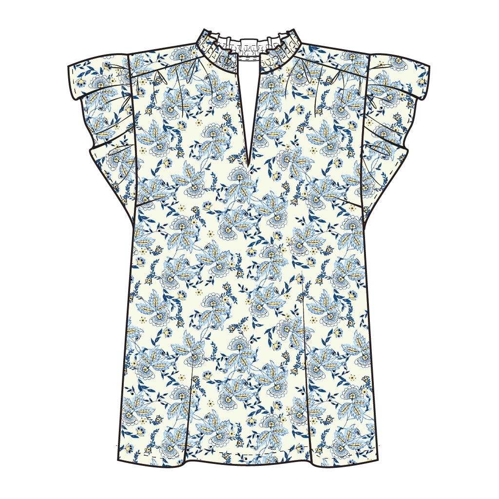 Redgreen Women RG_Anemone Dresses / Shirts 363 Blue Pattern