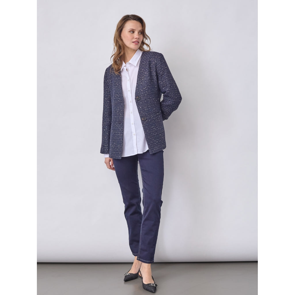 Redgreen Women RG_Bessie Jackets and Coats Navy Mønster