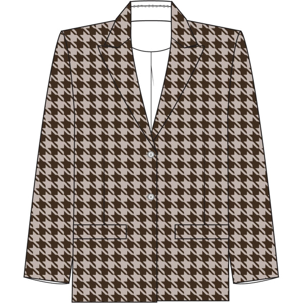 Redgreen Women RG_Bianca Jackets and Coats 229 Dark Brown Check