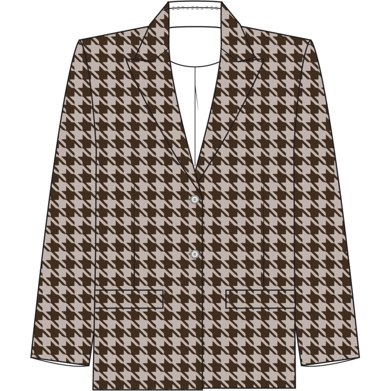 Redgreen Women RG_Bianca Jackets and Coats 229 Dark Brown Check