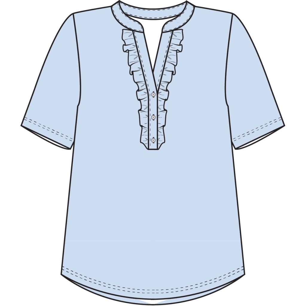 Redgreen Women RG_Cammy T-shirts 062 Light Blue
