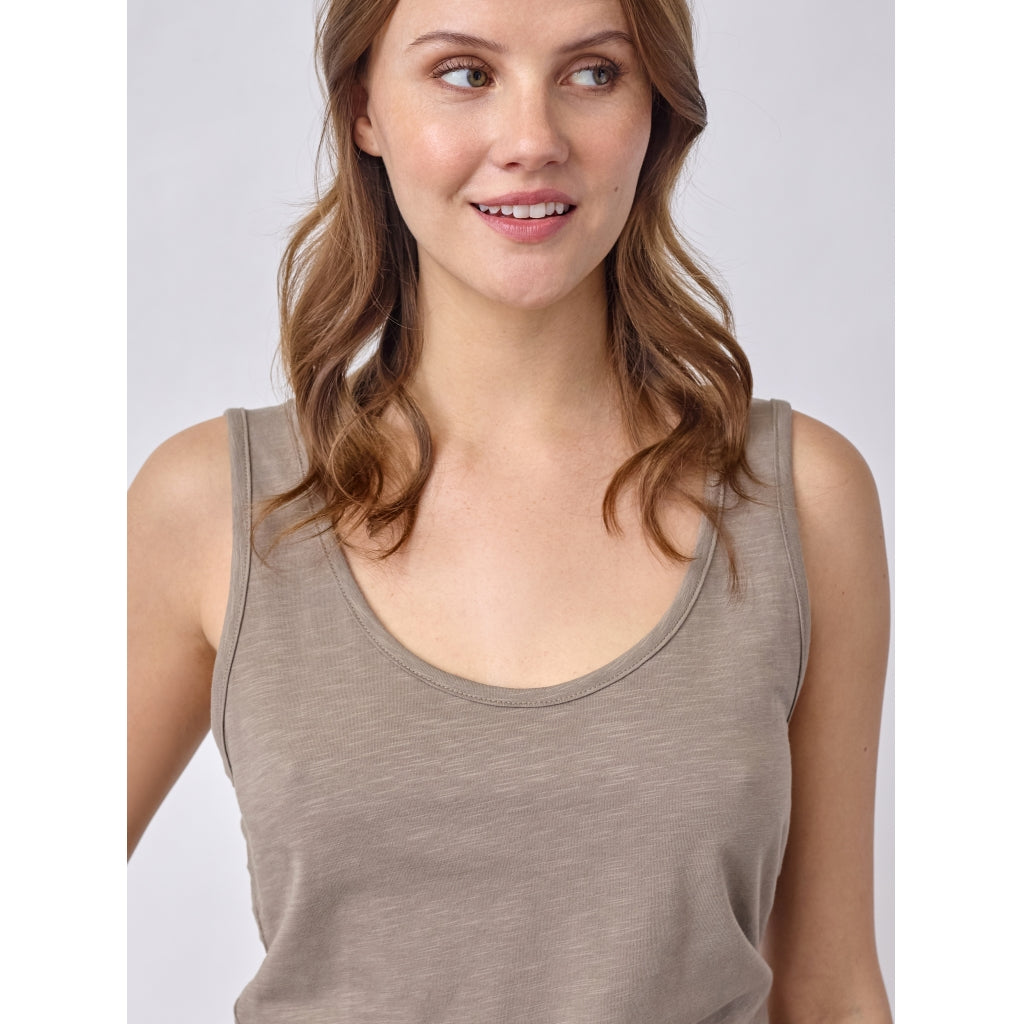 Redgreen Women RG_Citta T-shirts Mørke Sand