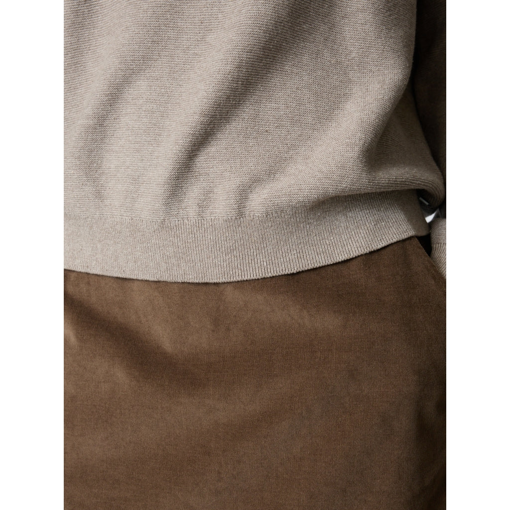 Redgreen Women RG_Kisser Strik 425 Dark Sand Melange