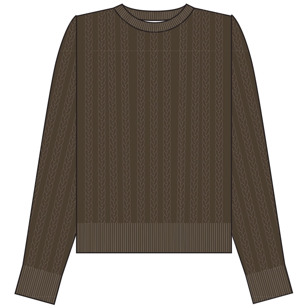 Redgreen Women RG_Klara Strik 429 Dark Brown Melange